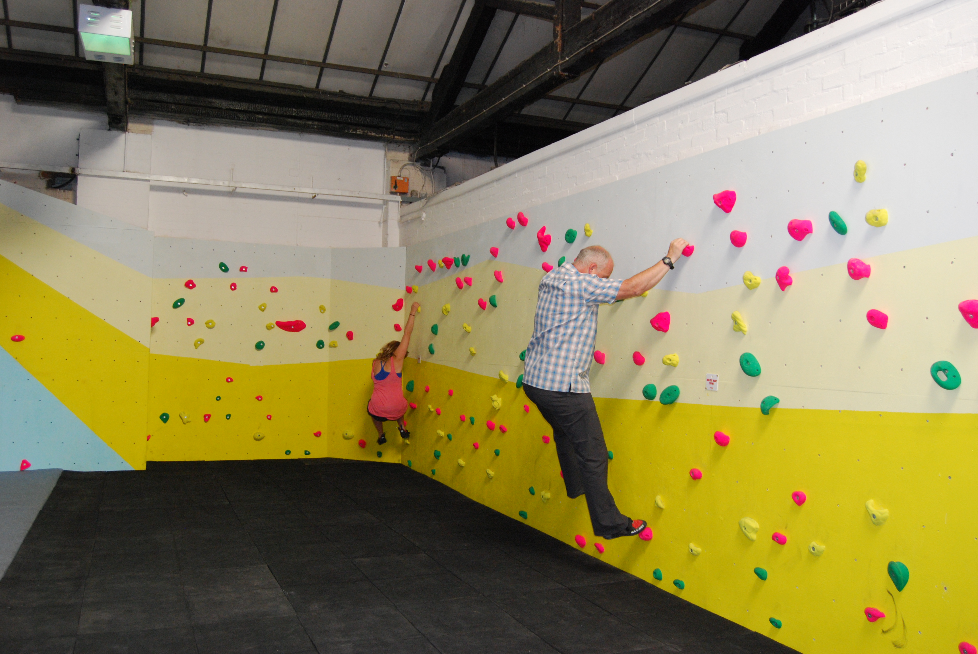 Bouldering and Training Facilities at The Climbing Station, Loughborough